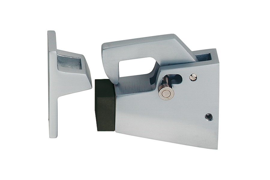 KWS Door holder 1061 in finish 31 (aluminium, KWS 1 silver anodised)