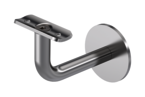 KWS Handrail support 4570 in finish 82 (stainless steel, matte) with 20 mm radius