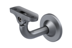 KWS Handrail support 4511 in finish 02 (steel, silver stove-enamelled) with 20 mm radius