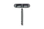 KWS Door holder 1056 in finish 02 (aluminium, silver stove-enamelled)