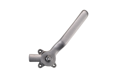 KWS 6028.02.10000 Locking handle KWS Locking handle 6028 in finish 02 (malleable cast iron, silver stove-enamelledt) for right door