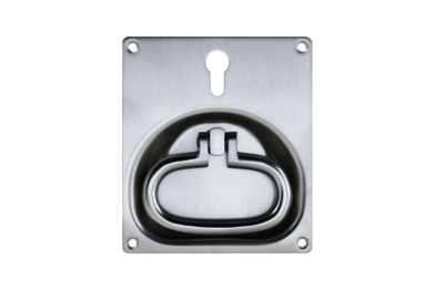 KWS 5160.31.16000 Flush handle KWS Flush handle 5160 in finish 31 (aluminium, KWS 1 silver anodised) with 60 mm PZ keyway