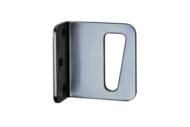 KWS 6538.82.10000 angled strike plate for locking handle KWS angled strike plate 6538 for locking handle in finish 82 (stainless steel, matte) for right door