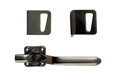 KWS 6128.82 / 6129.82.10000 Locking handle KWS Locking handle 6128 in finish 82 (stainless steel, matte) and KWS Locking handle 6129 in finish 82 (stainless steel, matte) for right door